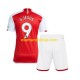 Camisola Arsenal Gabriel Jesus 9 Criança Equipamento Primeiro 2023-2024 Manga Curta